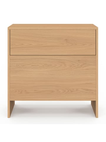 IDOMYA Factory Mini-Bar "Faustine" in Hellbraun - (B)50 x (H)50 x (T)25 cm