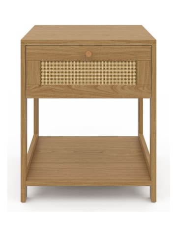 IDOMYA Essentials 2er-Set: Nachttische in Hellbraun - (B)115 x (H)48 x (T)40 cm