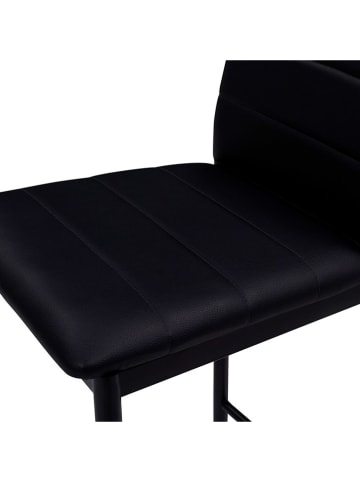 IDOMYA Factory 2-delige set: barkrukken "Regilux" zwart - (B)43 x (H)100 x (D)52 cm