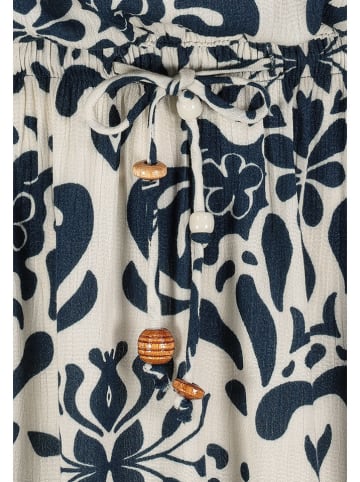 Eight2Nine Kleid in Weiß/ Dunkelblau