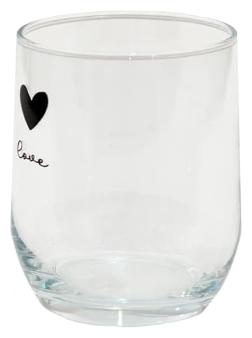 Clayre & Eef 6er-Set: Trinkgläser in Transparent - 300 ml