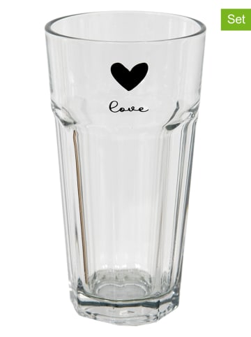 Clayre & Eef Szklanki (6 szt.) - 320 ml