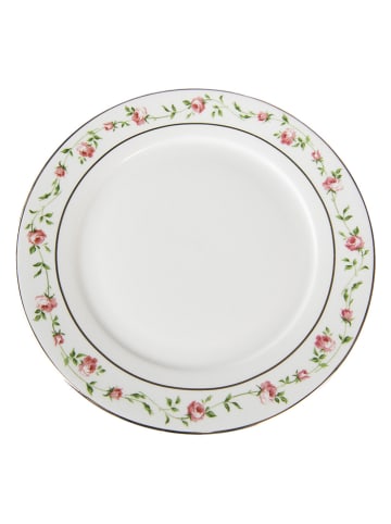 Clayre & Eef Dessertteller in Weiß - Ø 21 cm