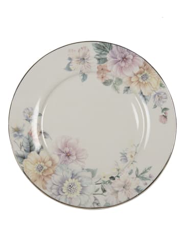 Clayre & Eef Speiseteller in Creme - Ø 26 cm