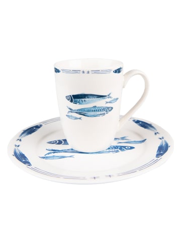 Clayre & Eef Kubek w kolorze białym - 330 ml