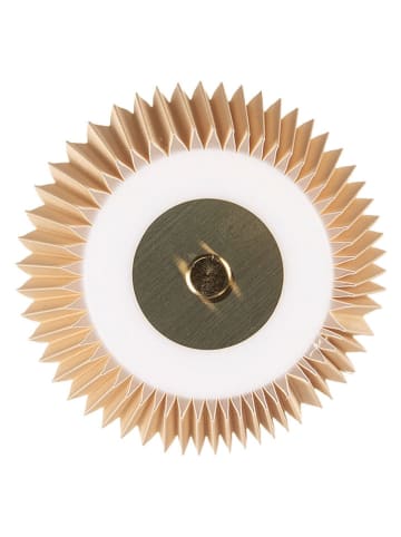 Clayre & Eef Tafellamp geel/goudkleurig - (H)31 x Ø 14 cm