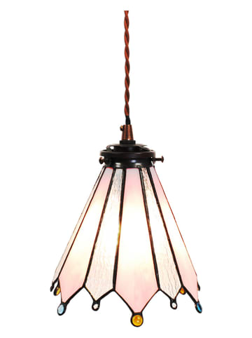 LumiLamp Lampa wisząca w kolorze jasnoróżowym - wys. 115 x Ø 18 cm
