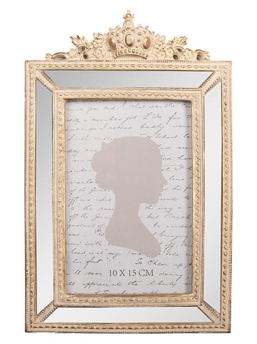 Clayre & Eef Ramka w kolorze złotym na zdjęcia - 15 x 23 cm