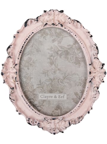 Clayre & Eef Bilderrahmen in Rosa - (B)17 x (H)20 x (T)2 cm