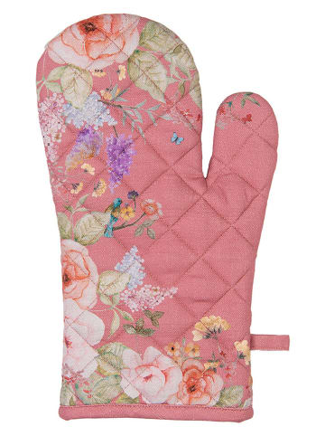 Clayre & Eef Ovenwant roze/paars - (B)18 x (H)30 cm