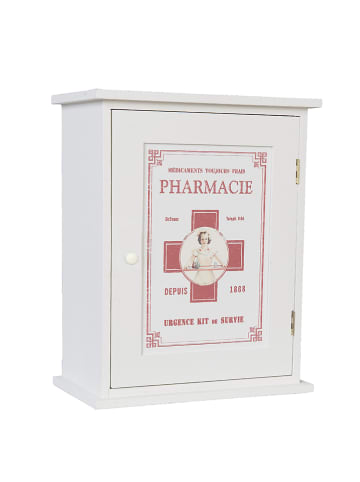 Clayre & Eef Apteczka w kolorze białym - 24 x 30 x 13 cm