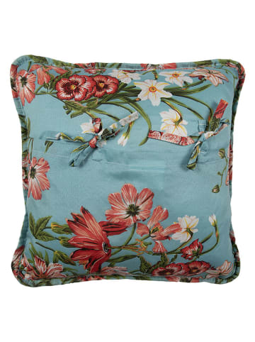 Clayre & Eef Kissenhülle in Hellblau/ Rosa - (L)40 x (B)40 cm