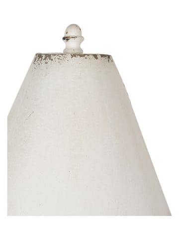 Clayre & Eef Lampa stołowa w kolorze białym - wys. 55 x Ø 26 cm