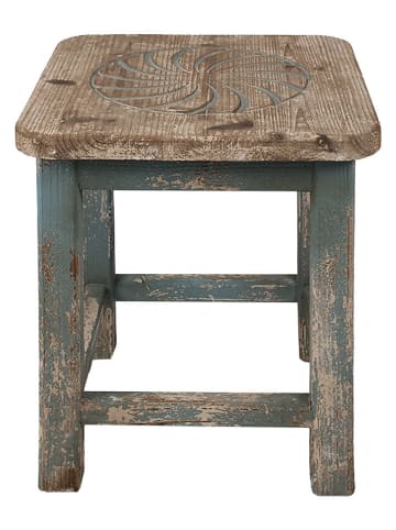 Clayre & Eef Stolik w kolorze brązowym na rośliny - 40 x 46 x 40 cm