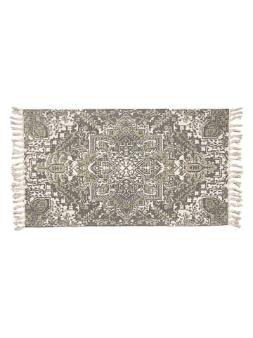 Clayre & Eef Katoenen tapijten crème/zwart - (L)200 x (B)140 cm