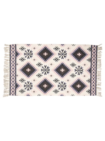 Clayre & Eef Bawełniany dywan w kolorze kremowym - 200 x 140 cm