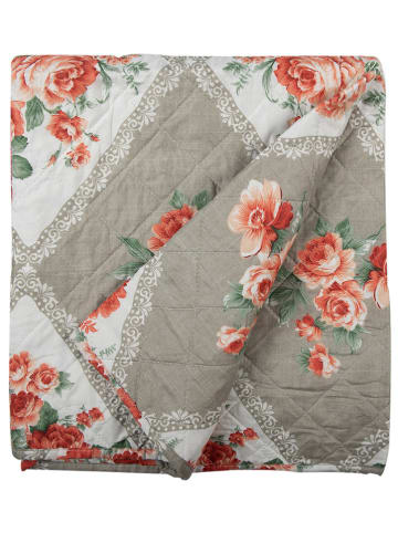 Clayre & Eef Narzuta w kolorze szaro-czerwonym - 260 x 240 cm