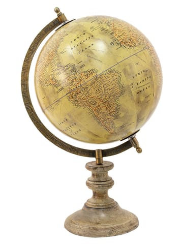 Clayre & Eef Deco-object "Globus" beige - (H)35 x Ø 22 cm