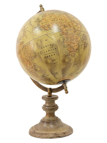 Clayre & Eef Deco-object "Globus" beige - (H)35 x Ø 22 cm