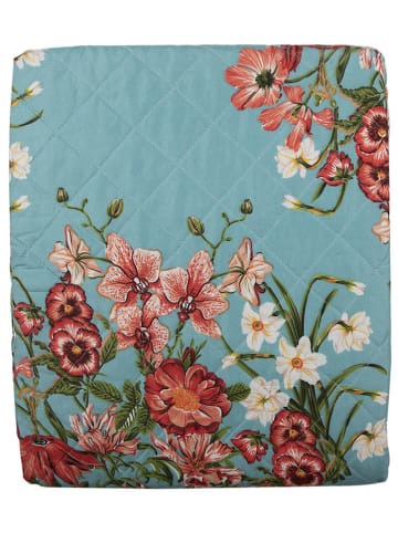 Clayre & Eef Narzuta w kolorze błękitno-czerwonym - 220 x 140 cm