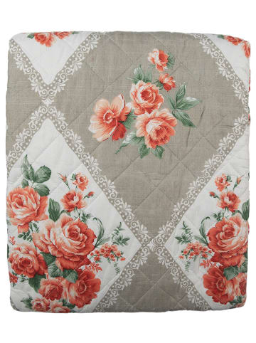 Clayre & Eef Narzuta w kolorze szaro-czerwonym - 220 x 140 cm