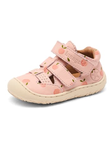 bisgaard Leren enkelsandalen "Hana" lichtroze