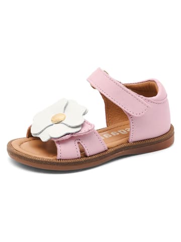 bisgaard Leder-Sandalen "Barbara" in Rosa
