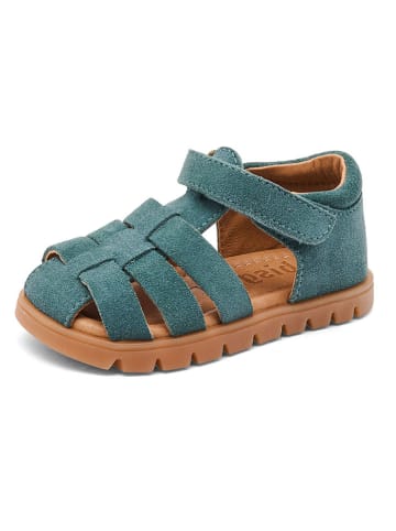 bisgaard Leder-Halbsandalen "Beka" in Blau