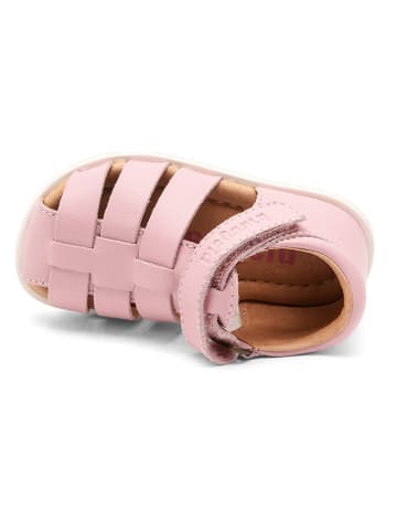 bisgaard Leder-Halbsandalen "Berth" in Rosa