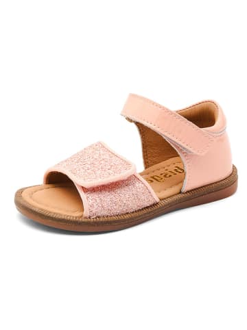 bisgaard Leder-Sandalen "Aida" in Rosa