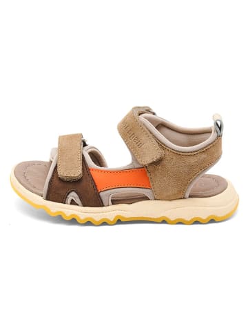 bisgaard Leren sandalen "Coco" lichtbruin