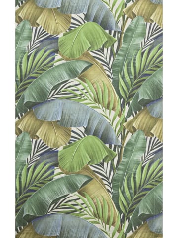 Magma Heimtex Bieżnik outdoorowy "Platano" w kolorze zielonym - 145 x 40 cm