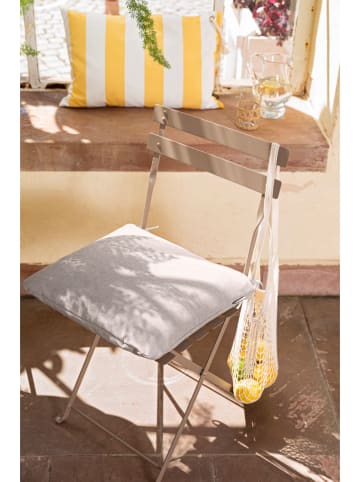 Magma Heimtex Poduszka outdoorowa "Capri" w kolorze żółtym do siedzenia - 40 x 40 cm