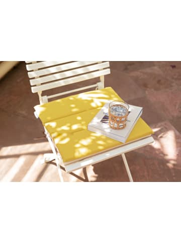 Magma Heimtex Poduszka outdoorowa "Capri" w kolorze pomarańczowym do siedzenia - 40 x 40 cm