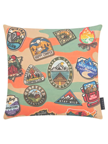 Magma Heimtex Outdoor-Kissenhülle ''Camping'' in Bunt - (L)40 x (B)40 cm