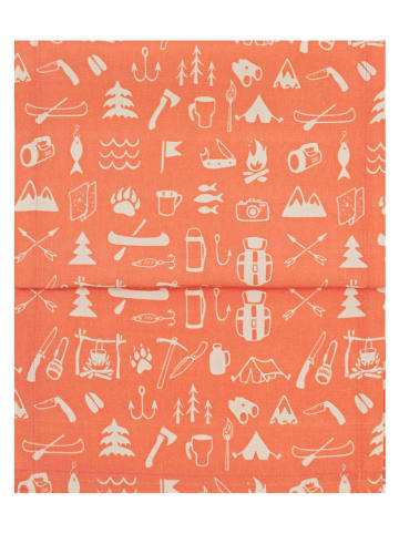 Magma Heimtex Outdoortafelloper ''Camping'' oranje - (L)145 x (B)40 cm