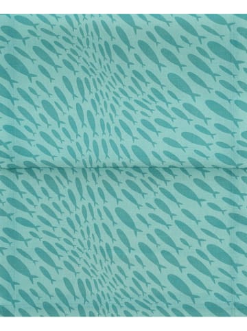 Magma Heimtex Outdoortafelloper ''Haiti'' turquoise - (L)145 x (B)40 cm
