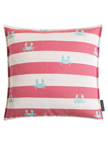 Magma Heimtex Outdoorkussenhoes ''Crab'' rood/crème - (L)45 x (B)45 cm