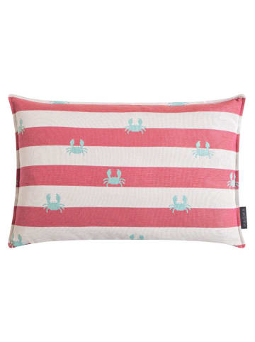 Magma Heimtex Outdoorkussenhoes ''Crab'' rood/crème - (L)40 x (B)60 cm