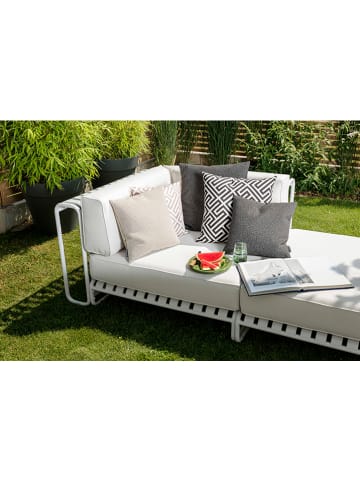 Magma Heimtex Outdoorkussenhoes "Rhodos" antraciet - (L)50 x (B)50 cm