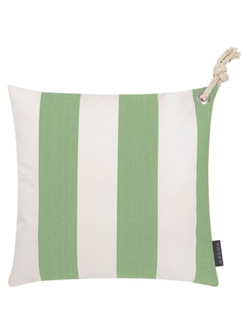 Magma Heimtex Poszewka outdoorowa "Santorini" w kolorze zielonym na poduszkę - 40 x 40 cm