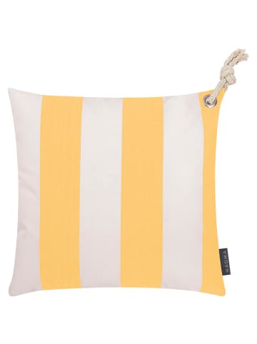 Magma Heimtex Poszewka outdoorowa "Santorini" w kolorze żółtym na poduszkę - 40 x 40 cm
