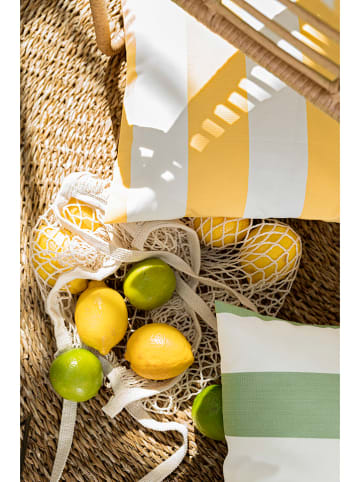 Magma Heimtex Outdoor-Kissenhülle "Santorini" in Gelb - (L)40 x (B)40 cm