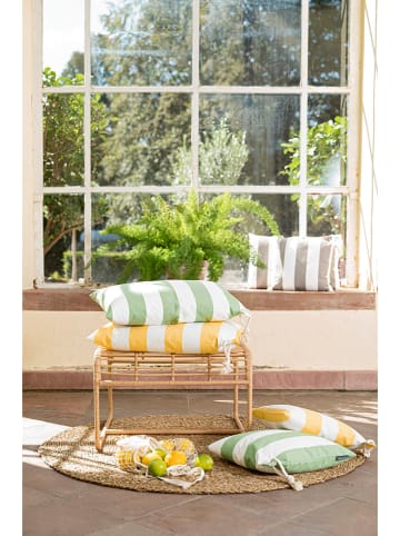 Magma Heimtex Poszewka outdoorowa "Santorini" w kolorze żółtym na poduszkę - 40 x 60 cm