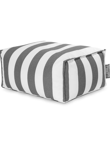 Magma Heimtex Outdoor-Sitzsack "Santorin" in Anthrazit - (B)65 x (H)35 x (T)55 cm