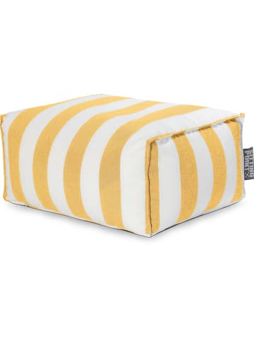 Magma Heimtex Outdoor-Sitzsack "Santorin" in Gelb - (B)65 x (H)35 x (T)55 cm