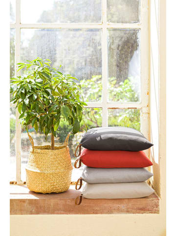 Magma Heimtex Poszewka outdoorowa "Korfu" w kolorze szarym na poduszkę - 50 x 50 cm