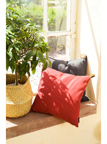 Magma Heimtex Poszewka outdoorowa "Korfu" w kolorze antracytowym na poduszkę - 50 x 50 cm