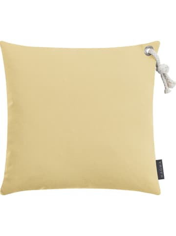 Magma Heimtex Poszewka outdoorowa "Kos" w kolorze żółtym na poduszkę - 40 x 40 cm