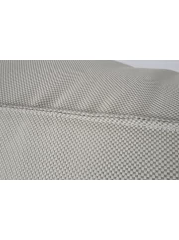 Magma Heimtex Worek outdoorowy "Korfu" w kolorze jasnoszarym do siedzenia - 65 x 35 x 55 cm